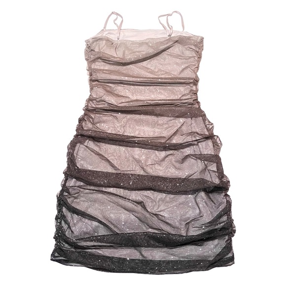 Windsor Glitter Mesh Bodycon Mini Dress. 
Size Small. Gray. NWOT - Picture 6 of 7
